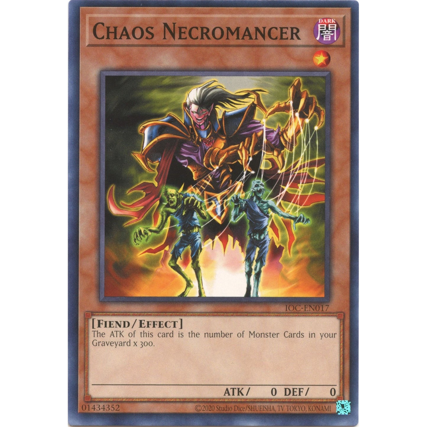 Image for Chaos Necromancer (IOC-EN017) (IOC-EN) - YuGiOh
