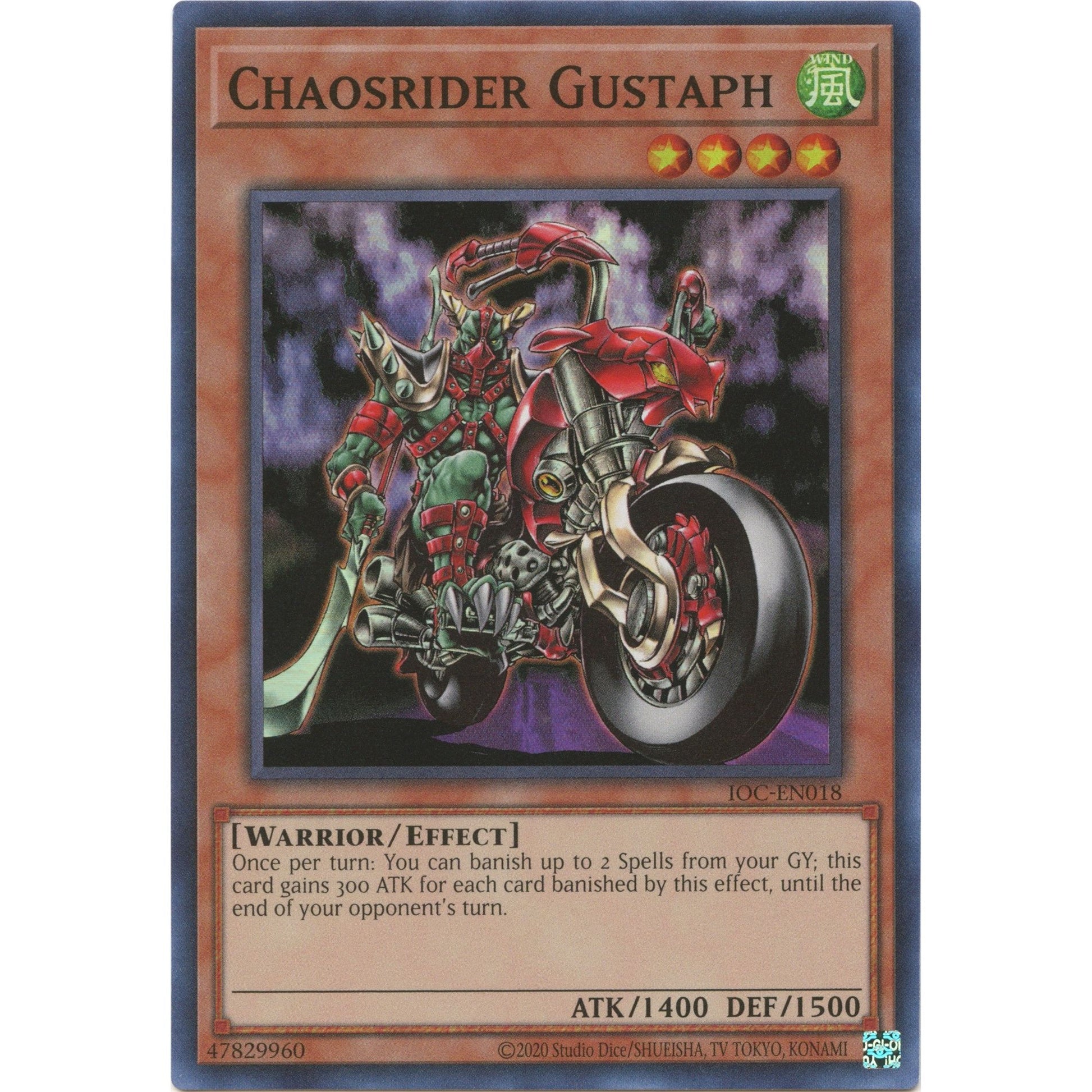 Image for Chaosrider Gustaph (IOC-EN018) (IOC-EN) - YuGiOh