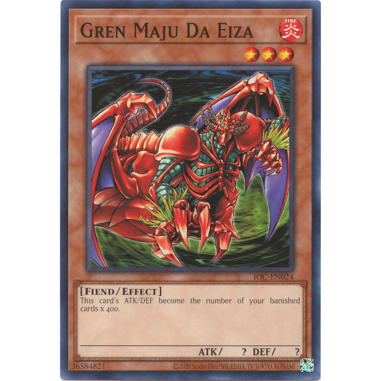 Image for Gren Maju Da Eiza (IOC-EN024) (IOC-EN) - YuGiOh