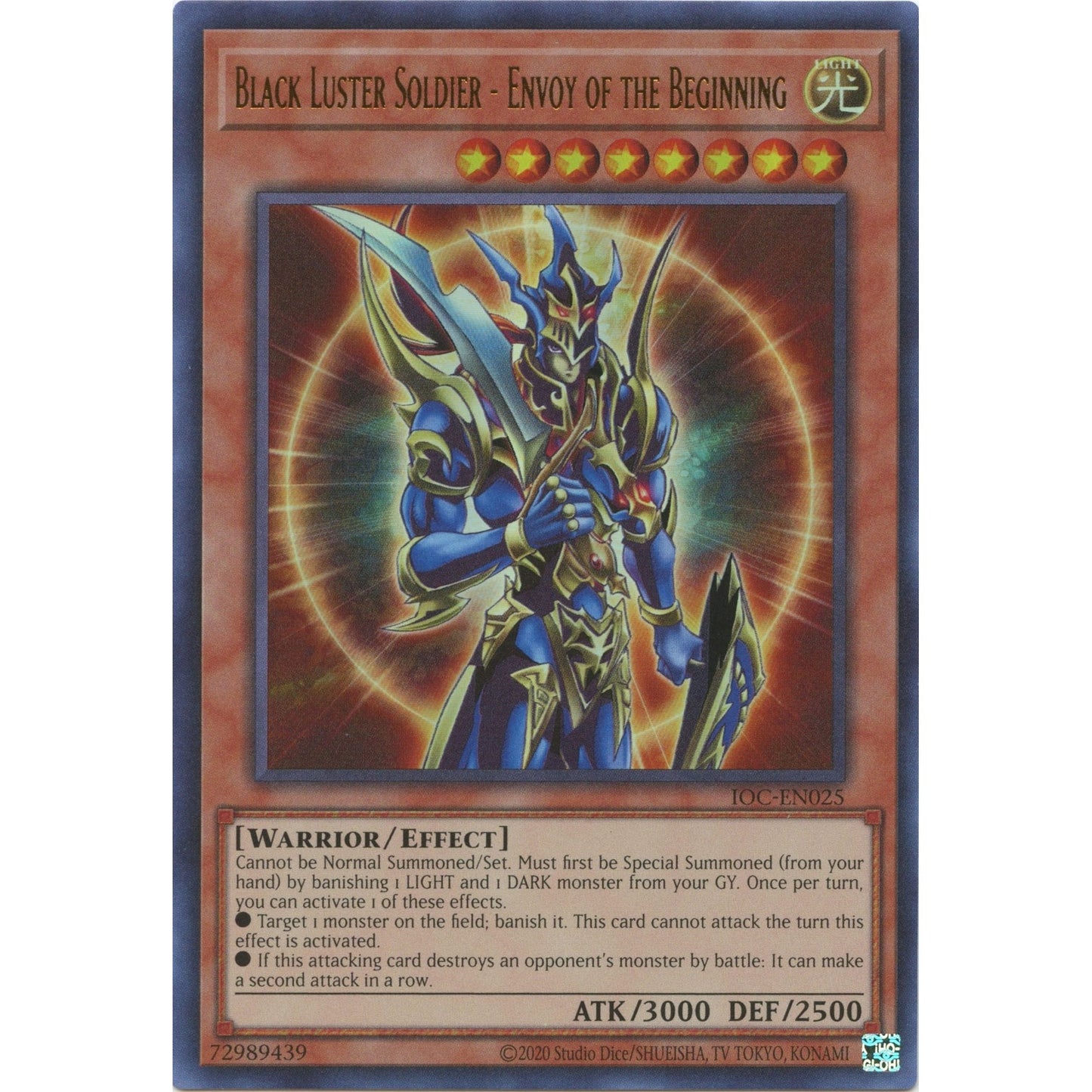 Image for Black Luster Soldier - Envoy of the Beginning (IOC-EN025) (IOC-EN) - YuGiOh