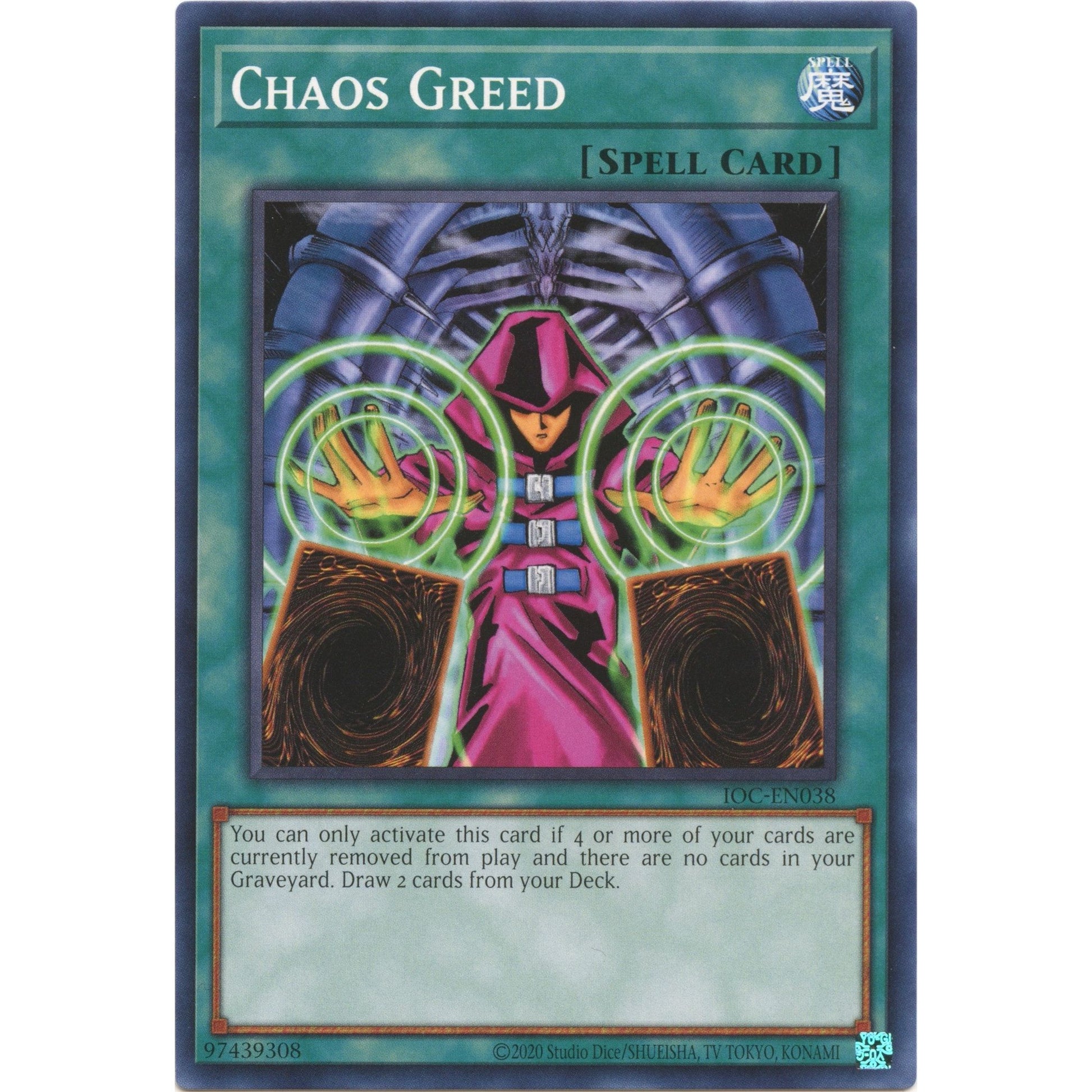 Image for Chaos Greed (IOC-EN038) (IOC-EN) - YuGiOh