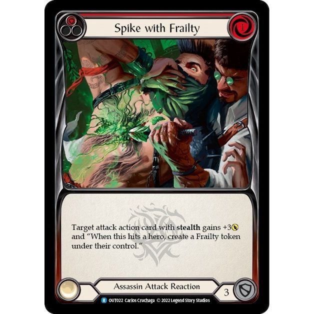 Image for Spike with Frailty (OUT022) (OUT) - Flesh and Blood TCG