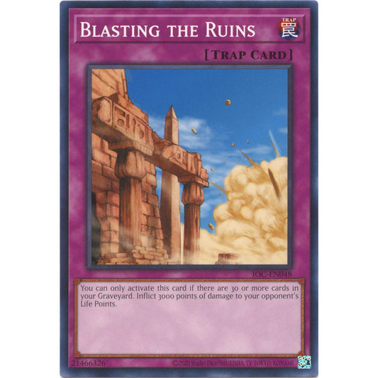 Image for Blasting the Ruins (IOC-EN048) (IOC-EN) - YuGiOh