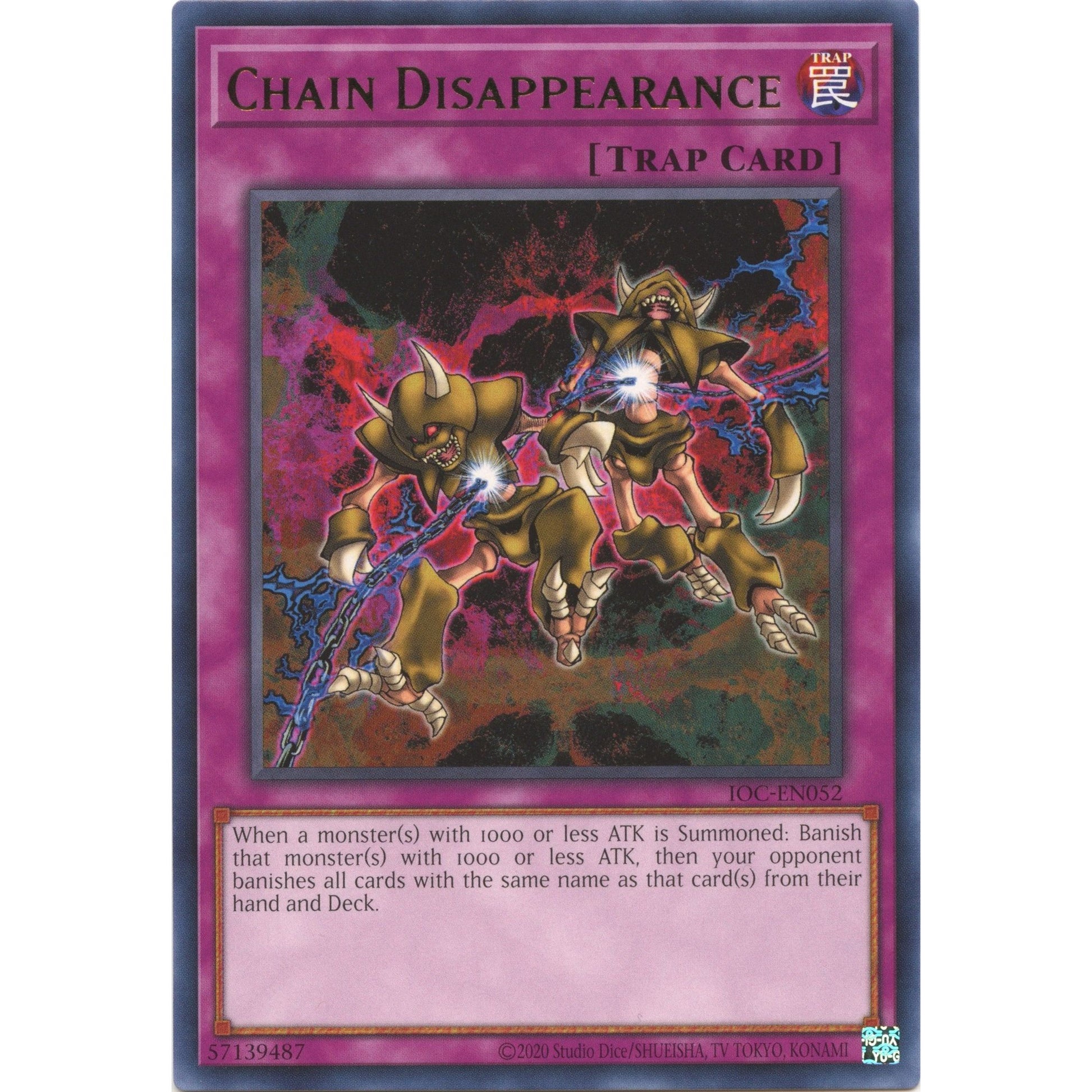 Image for Chain Disappearance (IOC-EN052) (IOC-EN) - YuGiOh