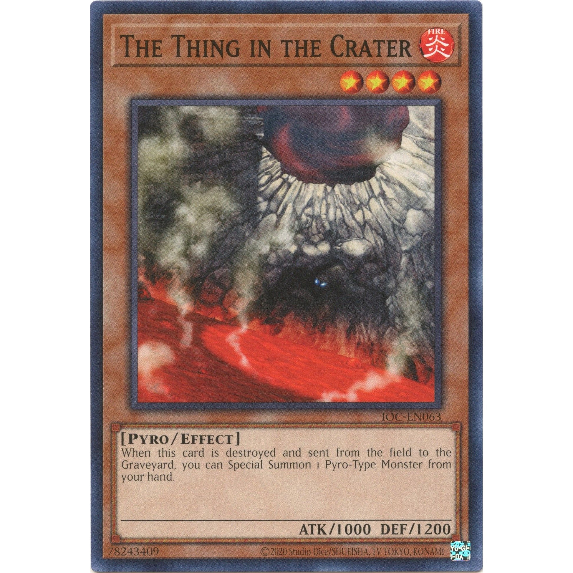 Image for The Thing in the Crater (IOC-EN063) (IOC-EN) - YuGiOh