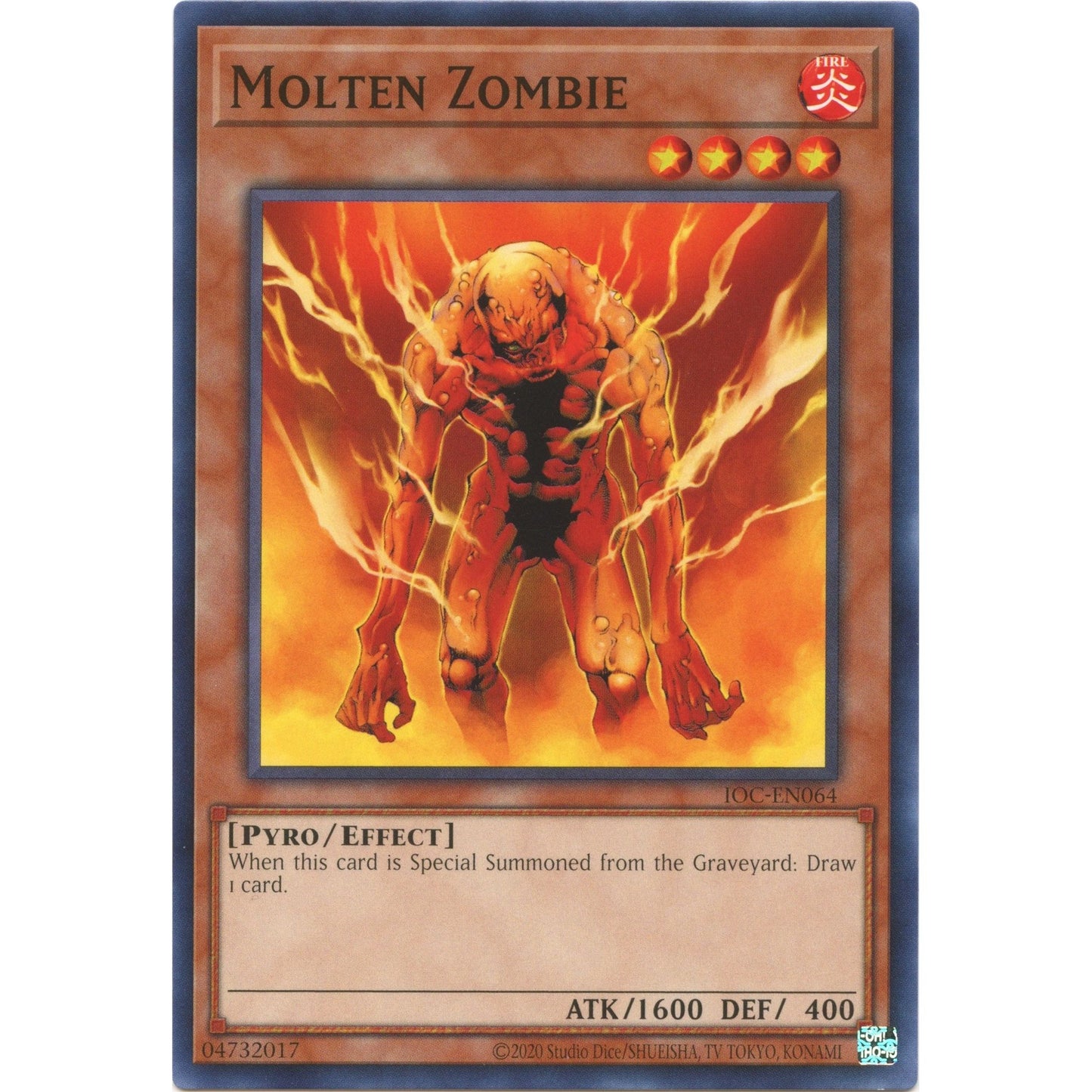 Image for Molten Zombie (IOC-EN064) (IOC-EN) - YuGiOh