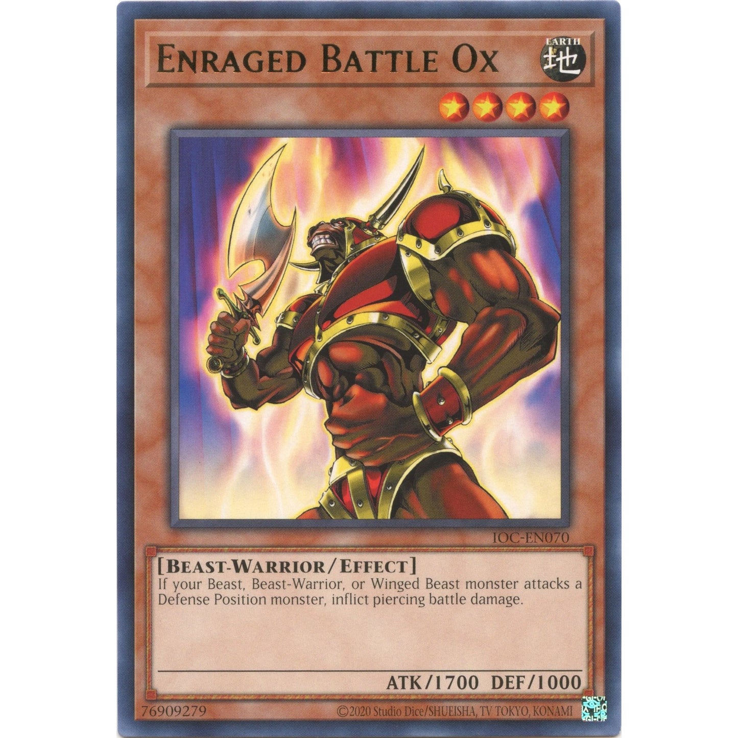 Image for Enraged Battle Ox (IOC-EN070) (IOC-EN) - YuGiOh