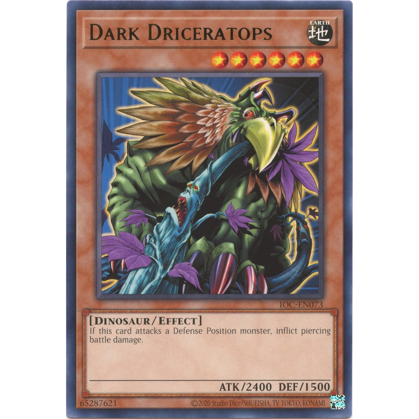 Image for Dark Driceratops (IOC-EN073) (IOC-EN) - YuGiOh