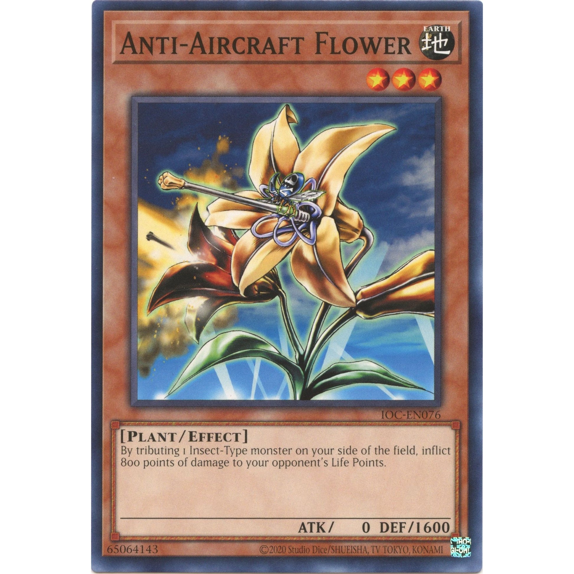 Image for Anti-Aircraft Flower (IOC-EN076) (IOC-EN) - YuGiOh