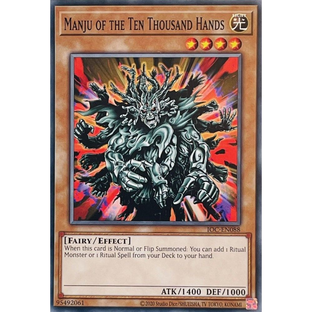 Image for Manju of the Ten Thousand Hands (IOC-EN088) (IOC-EN) - YuGiOh