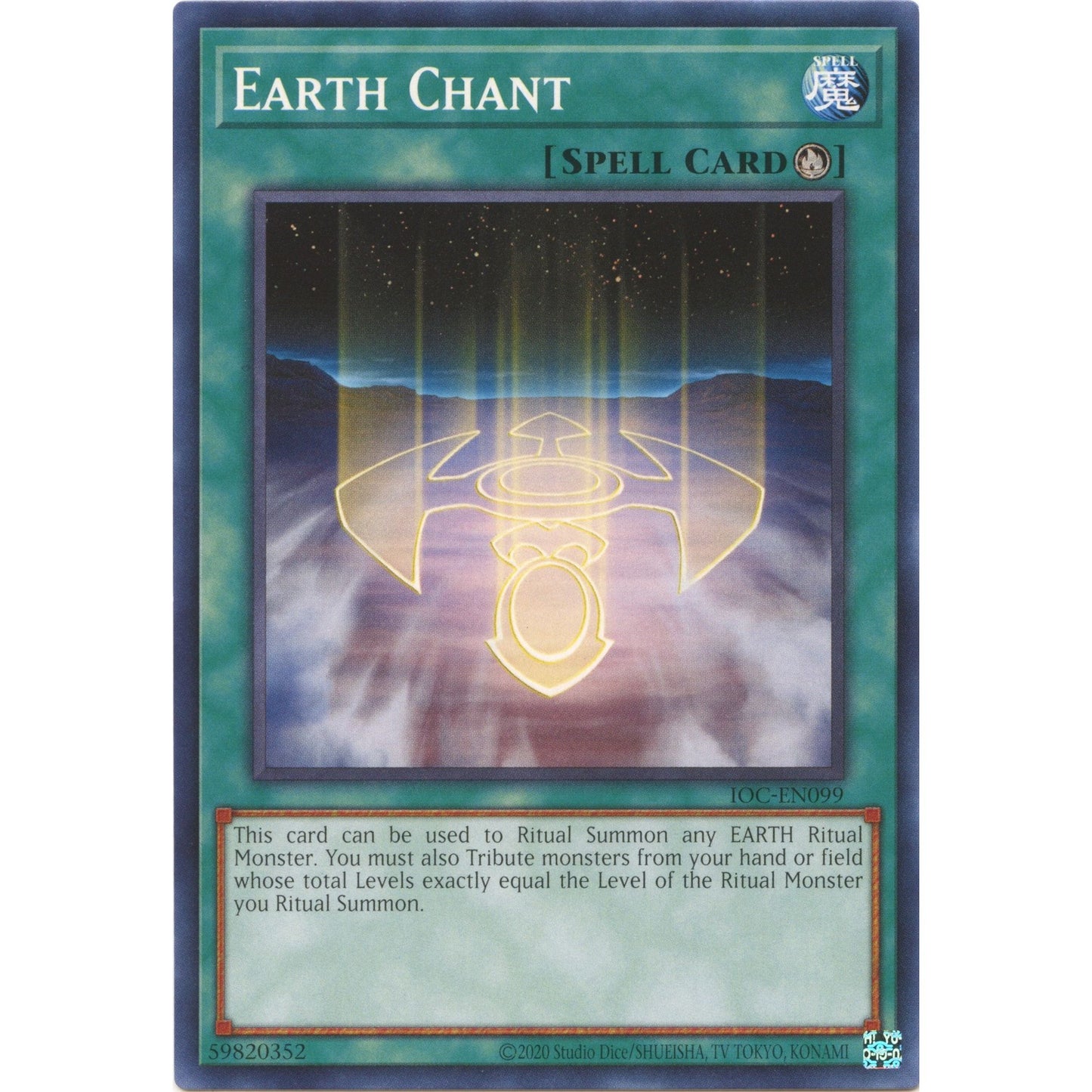 Image for Earth Chant (IOC-EN099) (IOC-EN) - YuGiOh