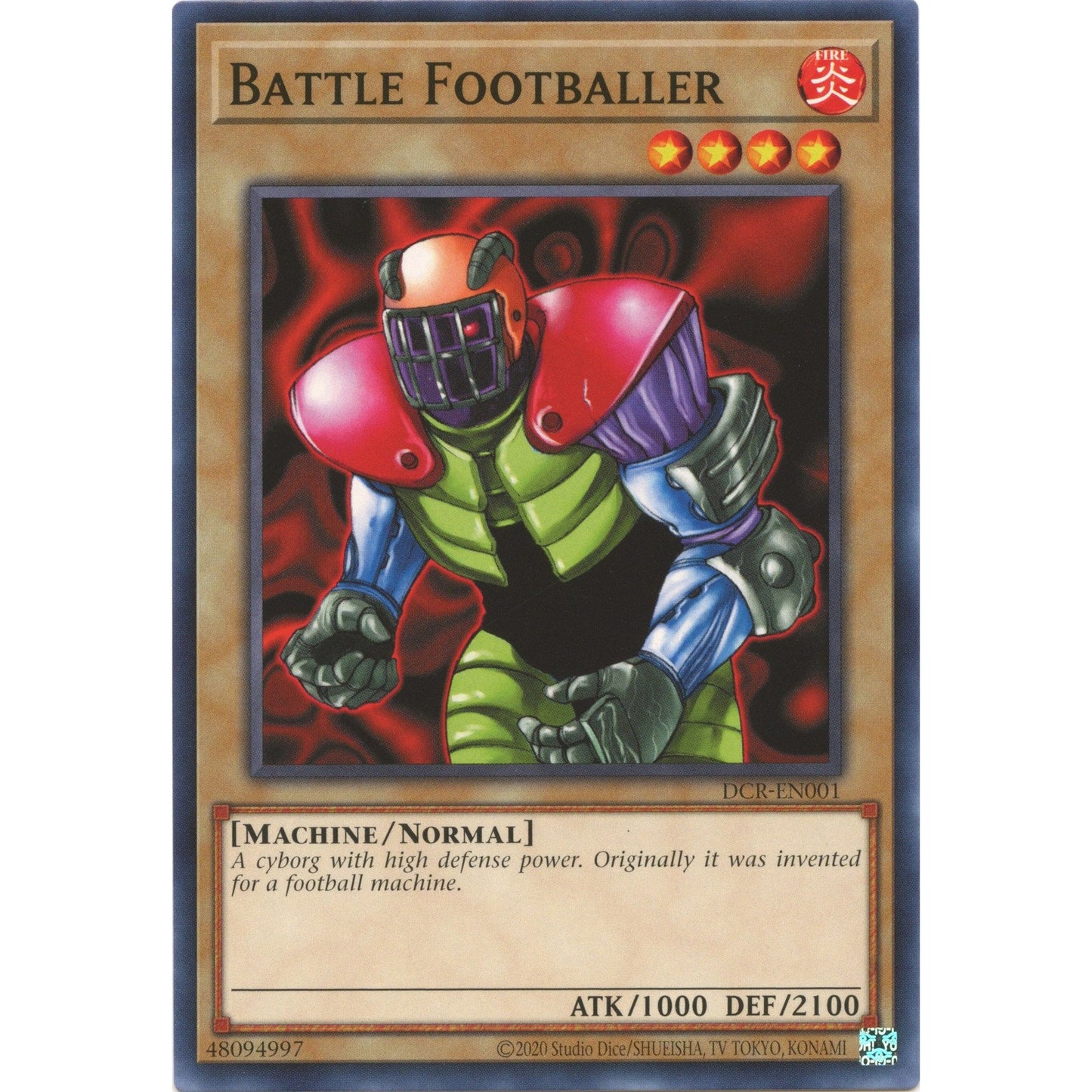 Image for Battle Footballer (DCR-EN001) (DCR-EN) - YuGiOh
