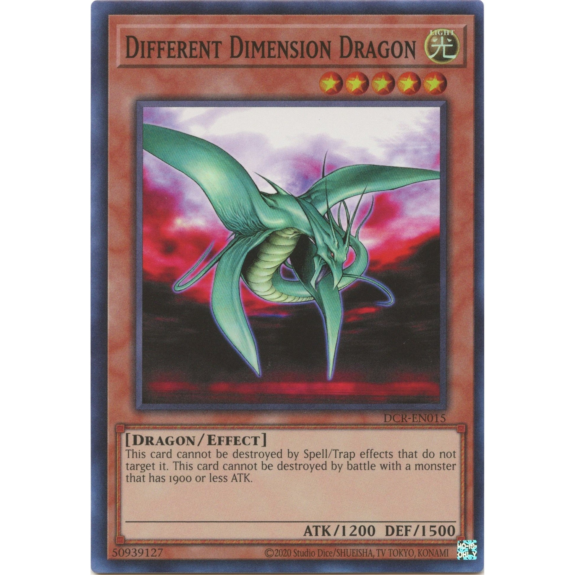 Image for Different Dimension Dragon (DCR-EN015) (DCR-EN) - YuGiOh