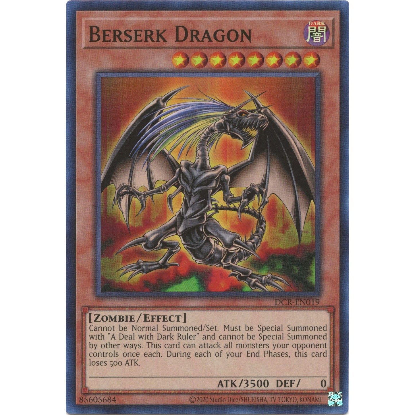 Image for Berserk Dragon (DCR-EN019) (DCR-EN) - YuGiOh