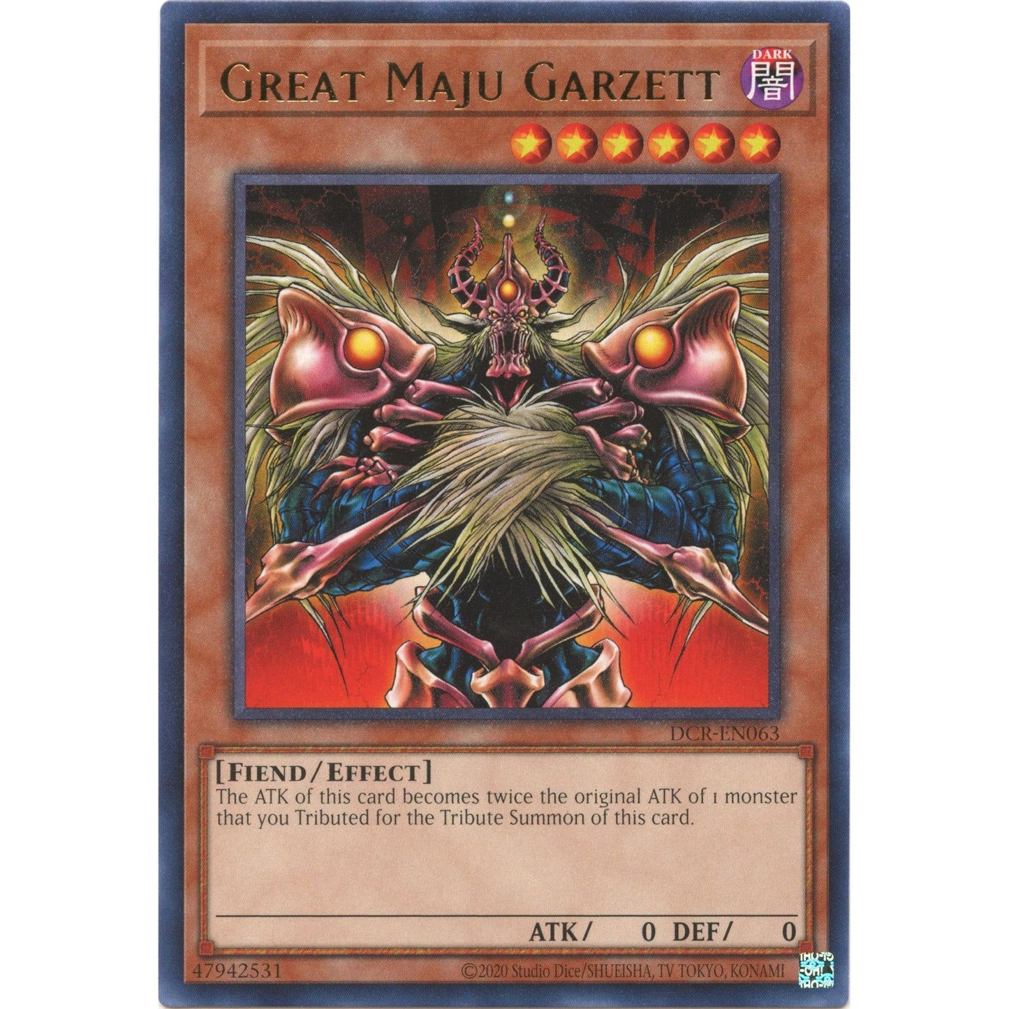 Image for Great Maju Garzett (DCR-EN063) (DCR-EN) - YuGiOh