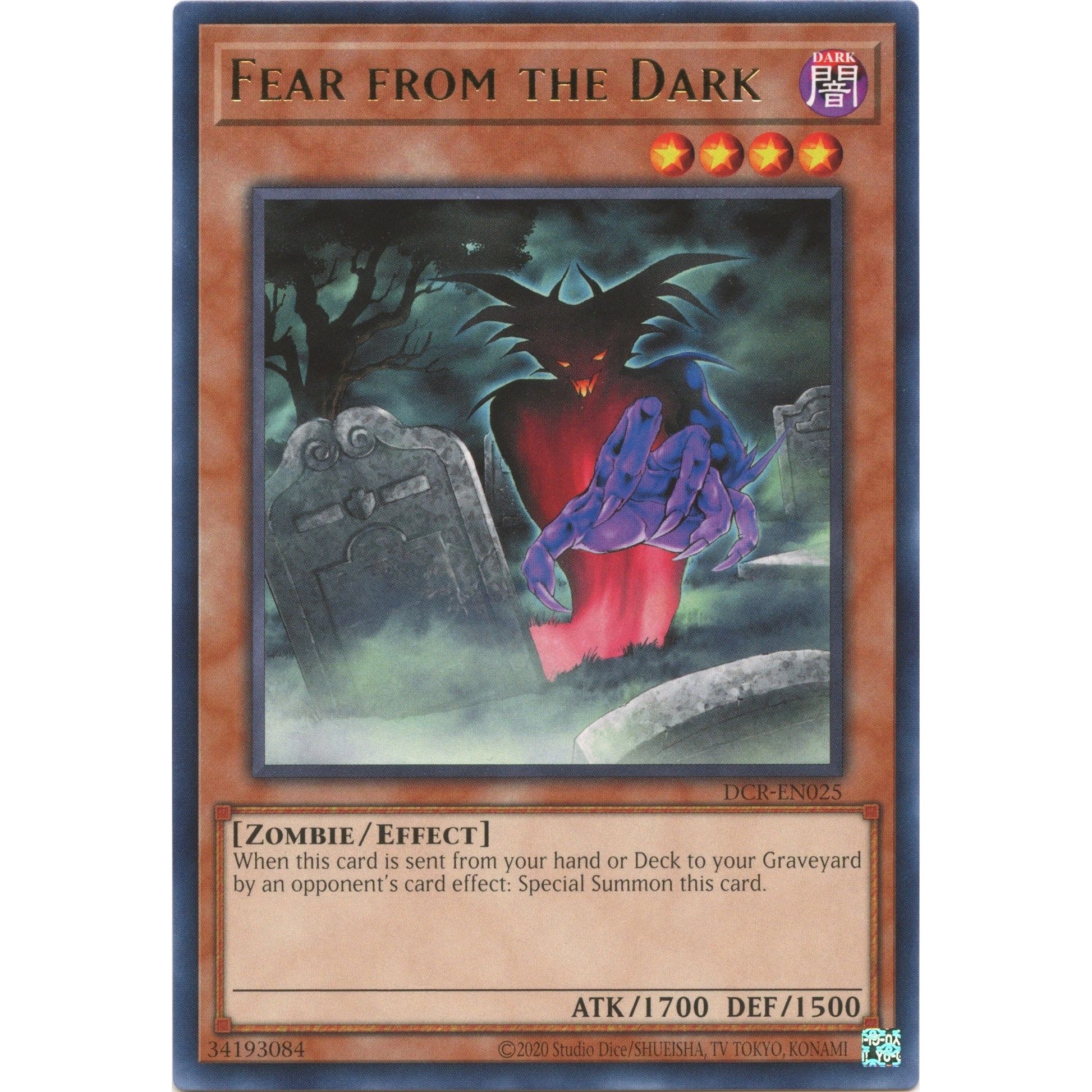 Image for Fear from the Dark (DCR-EN025) (DCR-EN) - YuGiOh