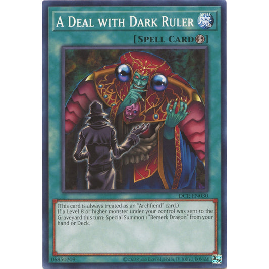 Image for A Deal with Dark Ruler (DCR-EN030) (DCR-EN) - YuGiOh
