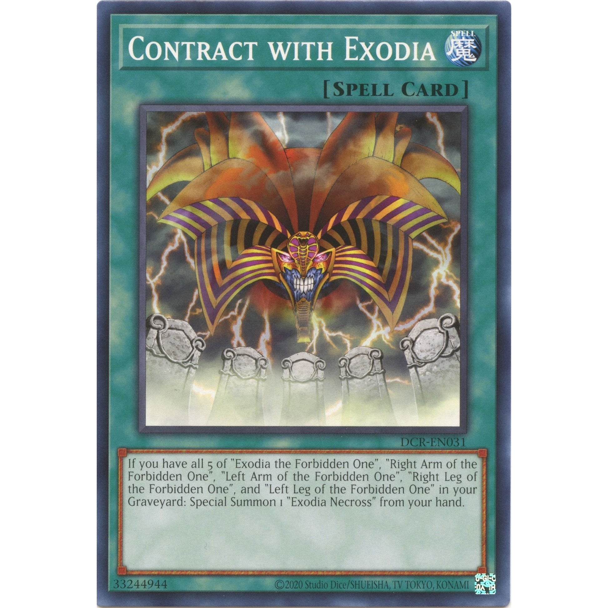 Image for Contract with Exodia (DCR-EN031) (DCR-EN) - YuGiOh
