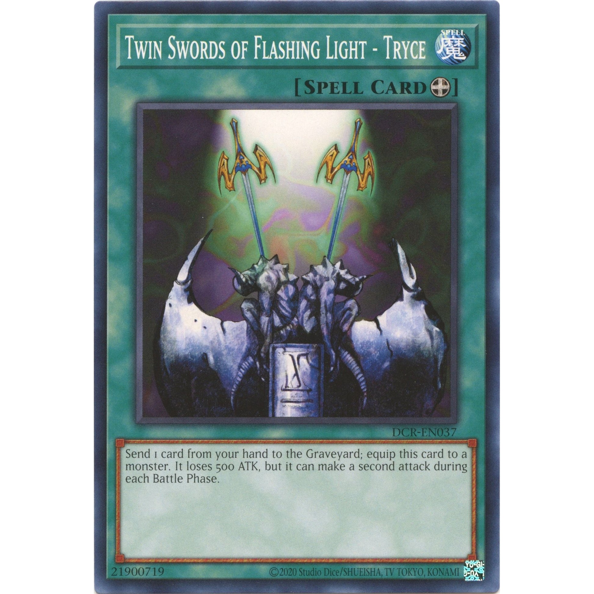 Image for Twin Swords of Flashing Light - Tryce (DCR-EN037) (DCR-EN) - YuGiOh