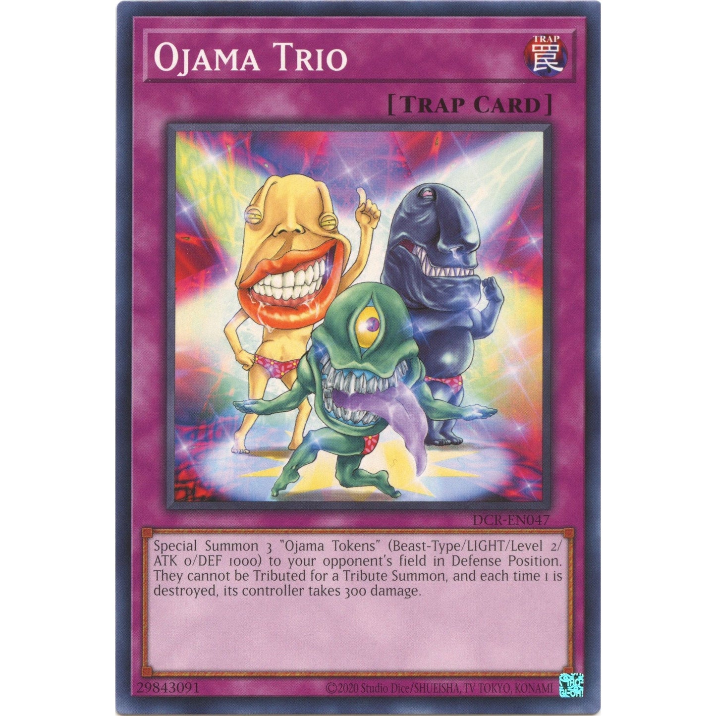 Image for Ojama Trio (DCR-EN047) (DCR-EN) - YuGiOh