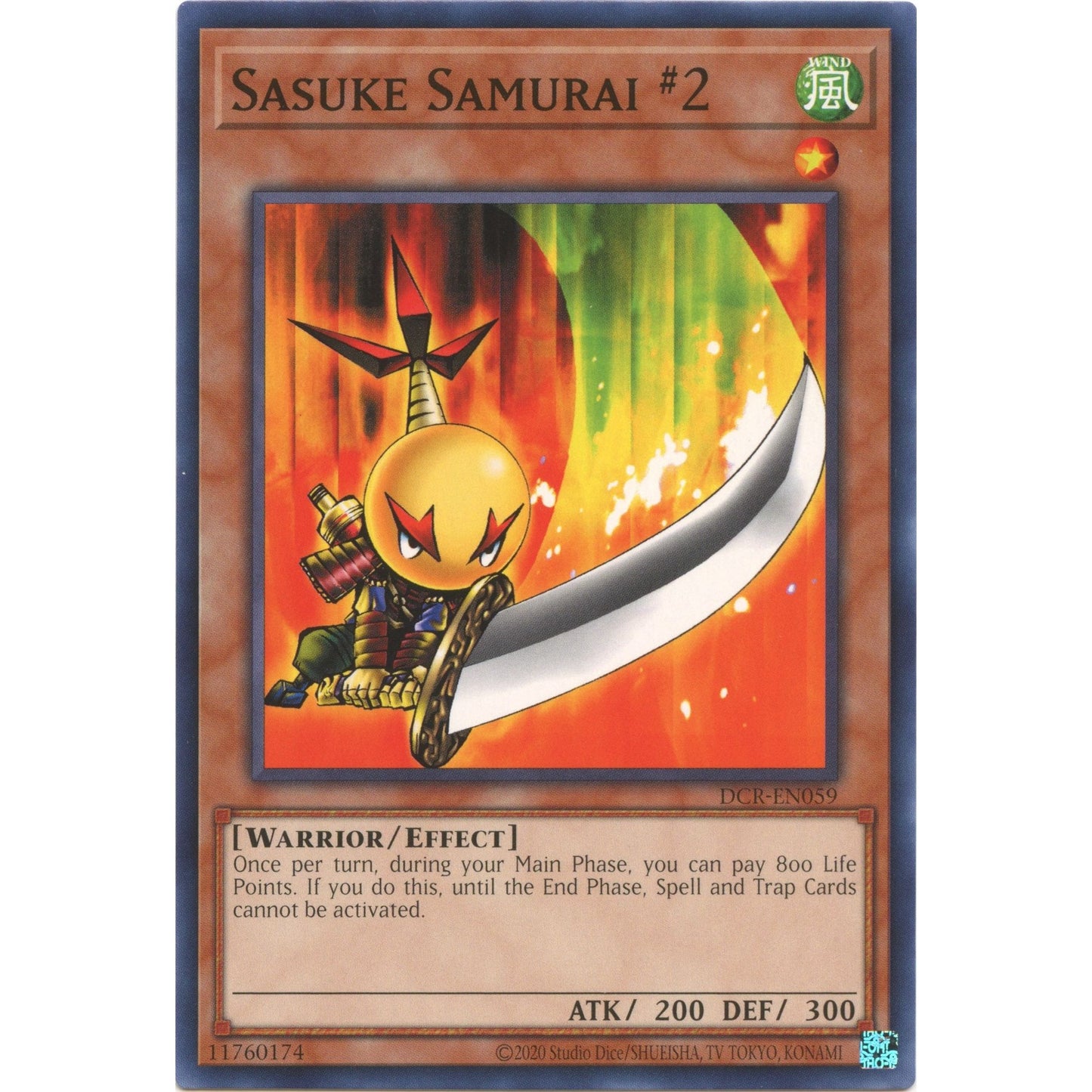 Image for Sasuke Samurai #2 (DCR-EN059) (DCR-EN) - YuGiOh