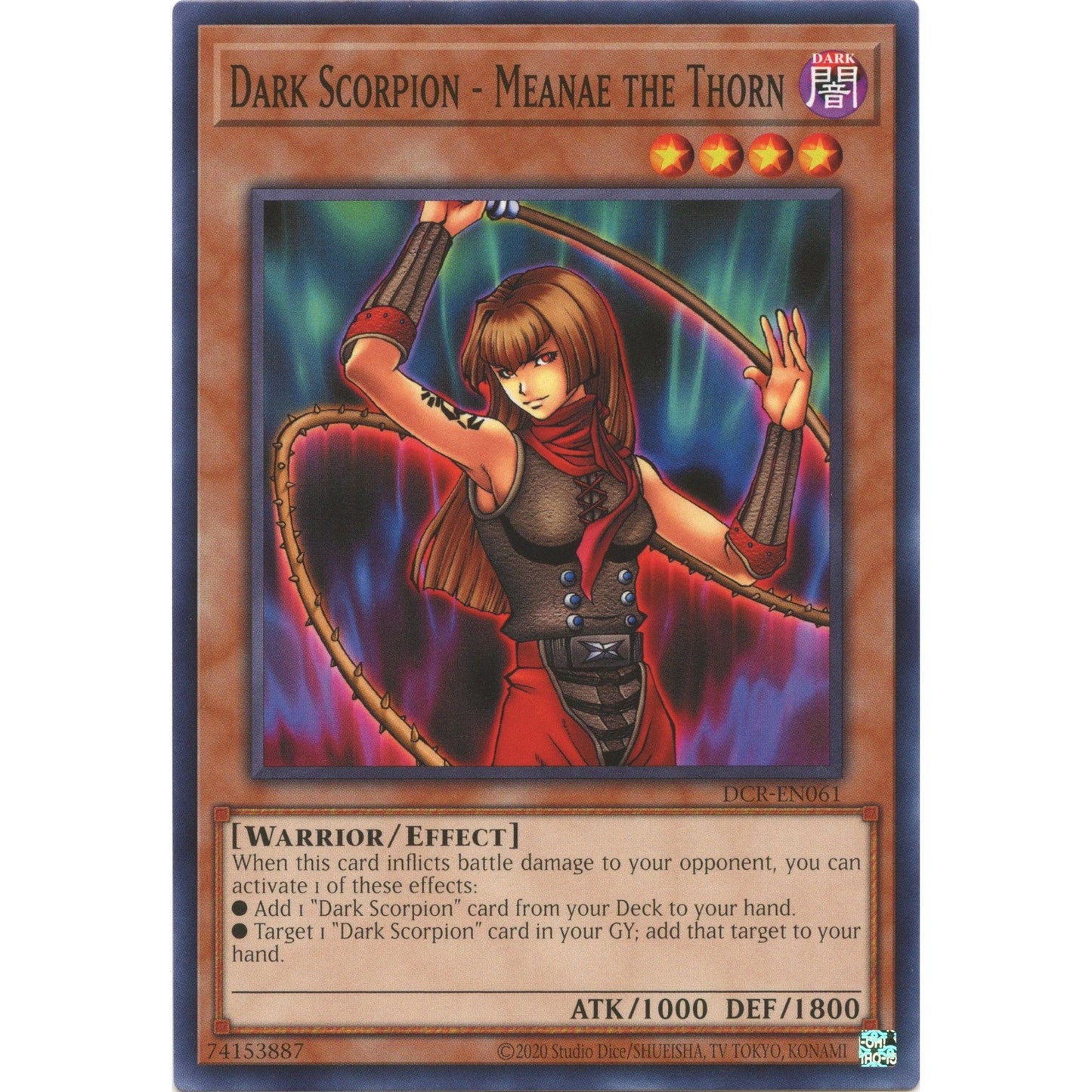 Image for Dark Scorpion - Meanae the Thorn (DCR-EN061) (DCR-EN) - YuGiOh