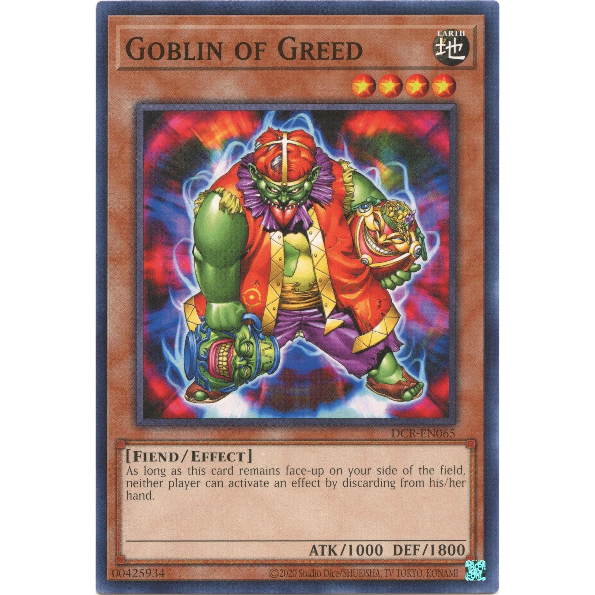 Image for Goblin of Greed (DCR-EN065) (DCR-EN) - YuGiOh