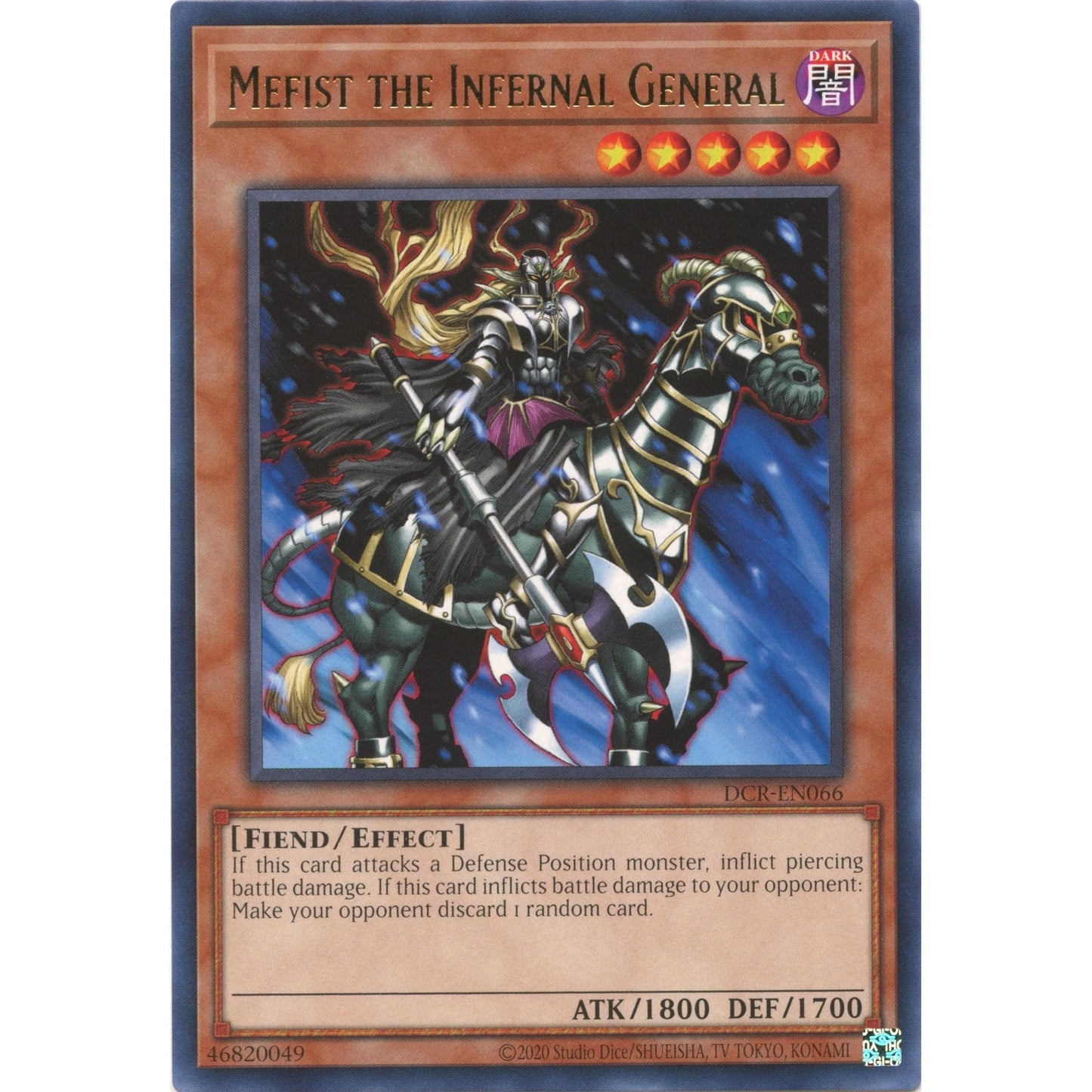Image for Mefist the Infernal General (DCR-EN066) (DCR-EN) - YuGiOh