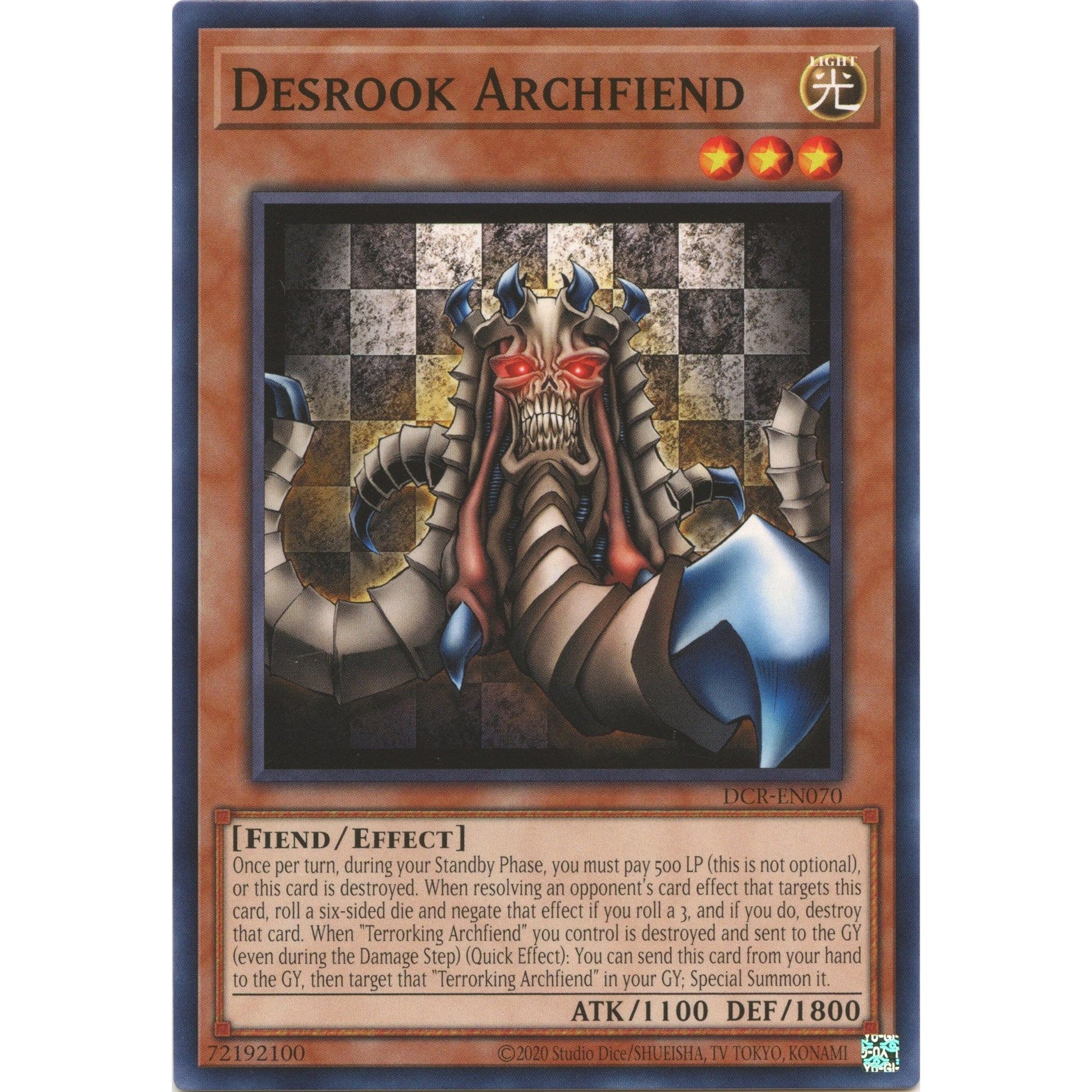 Image for Desrook Archfiend (DCR-EN070) (DCR-EN) - YuGiOh
