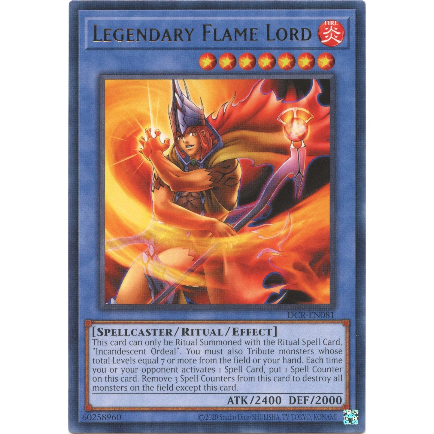 Image for Legendary Flame Lord (DCR-EN081) (DCR-EN) - YuGiOh