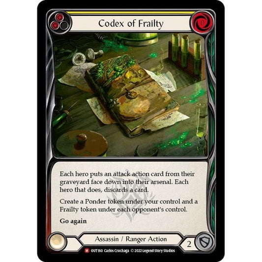 Image for Codex of Frailty (OUT160) (OUT) - Flesh and Blood TCG