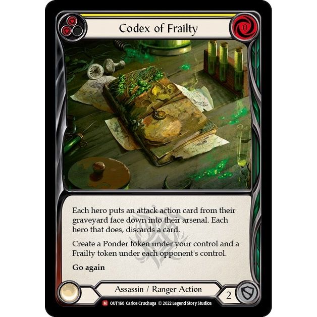Image for Codex of Frailty (OUT160) (OUT) - Flesh and Blood TCG