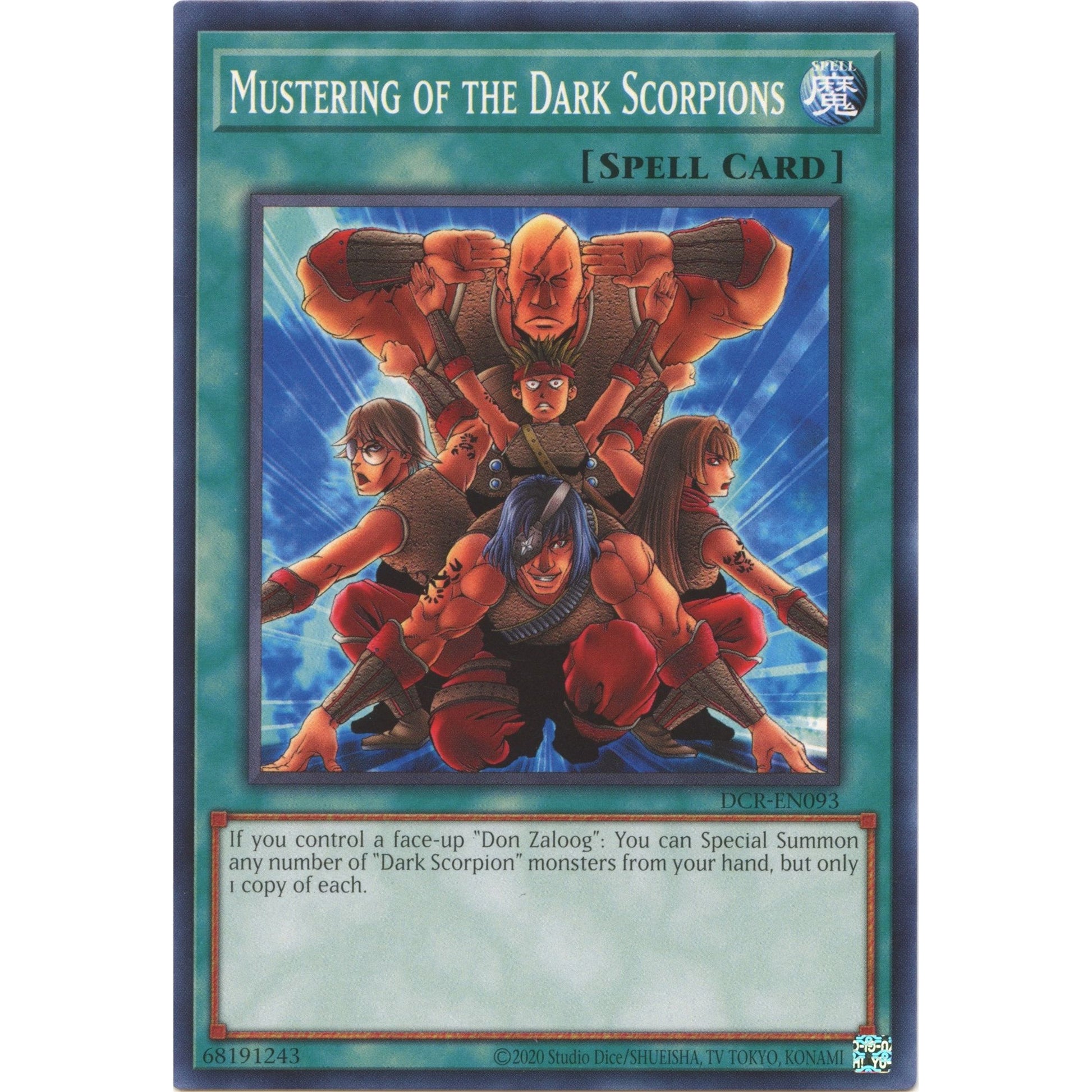 Image for Mustering of the Dark Scorpions (DCR-EN093) (DCR-EN) - YuGiOh