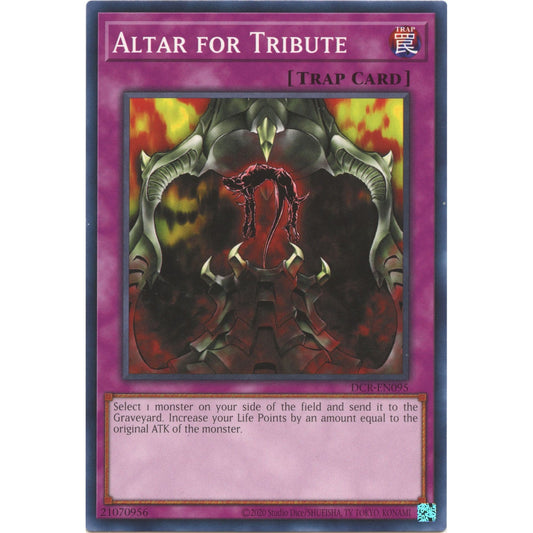 Image for Altar for Tribute (DCR-EN095) (DCR-EN) - YuGiOh