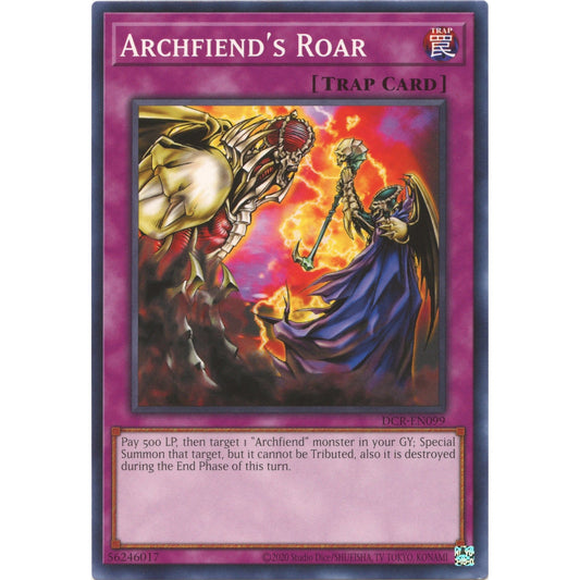 Image for Archfiend's Roar (DCR-EN099) (DCR-EN) - YuGiOh