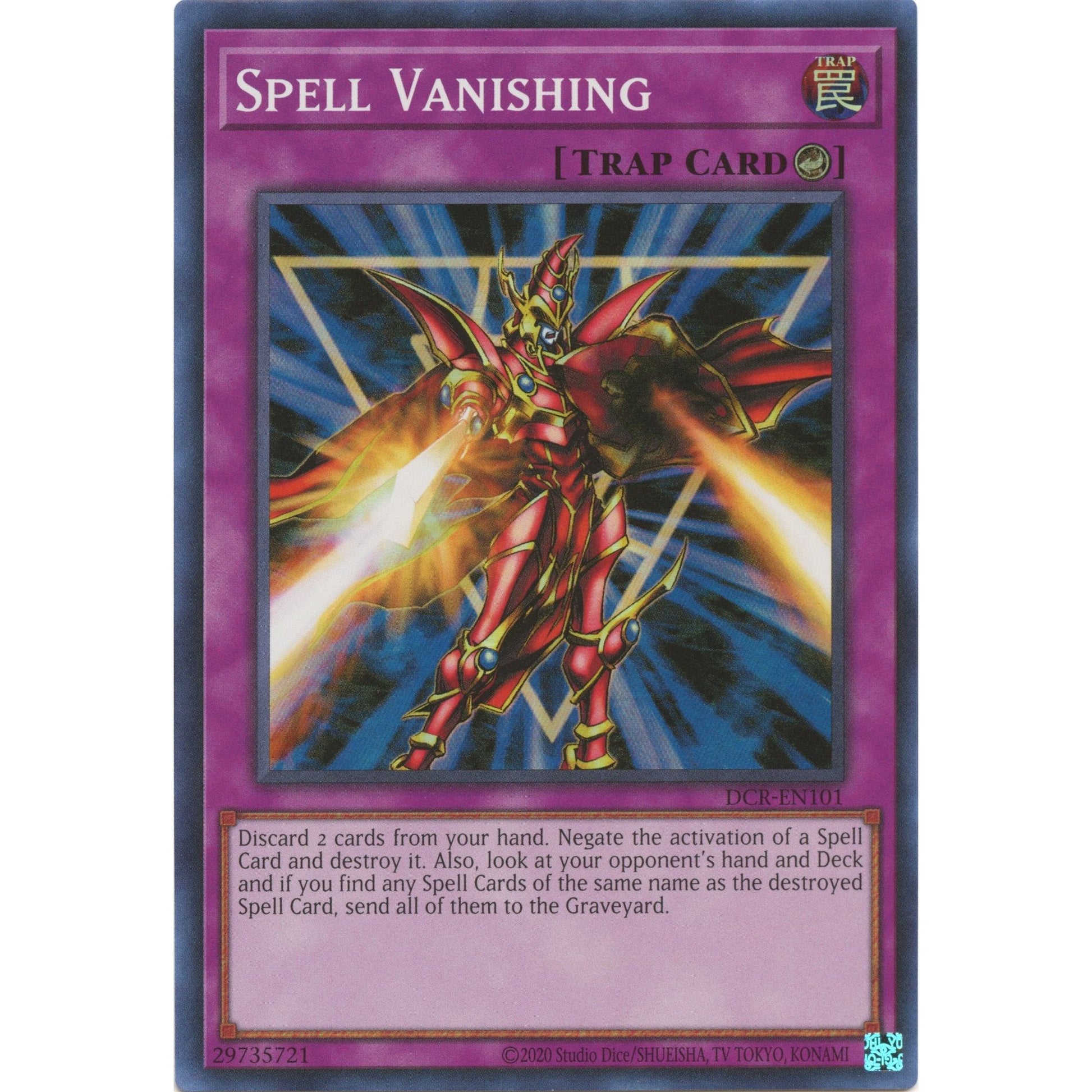 Image for Spell Vanishing (DCR-EN101) (DCR-EN) - YuGiOh