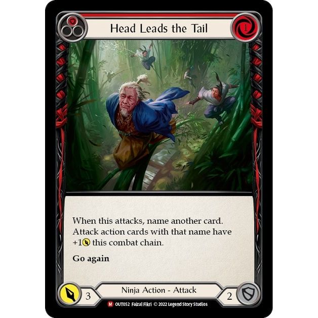 Image for Head Leads the Tail (OUT052) (OUT) - Flesh and Blood TCG