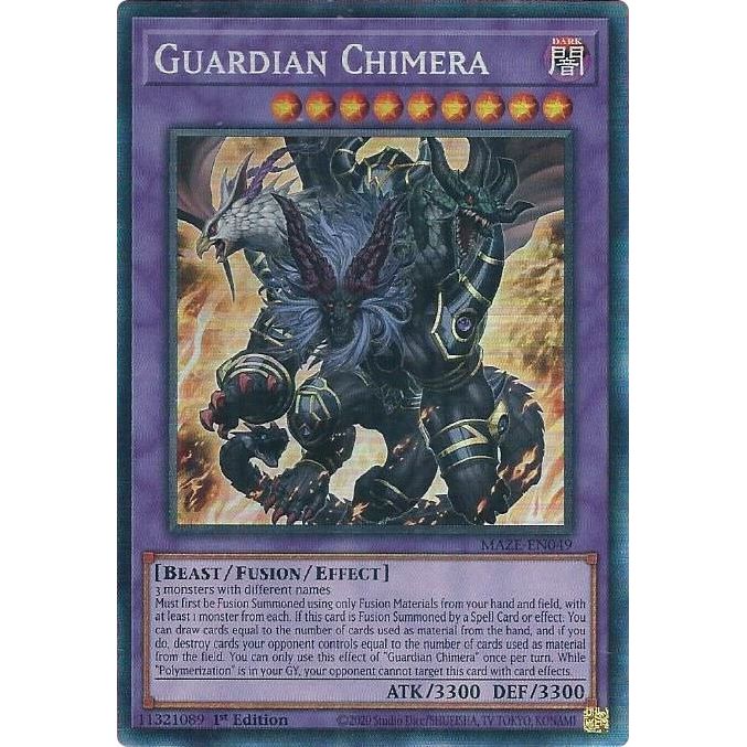 Image for Guardian Chimera (CR) (MAZE-EN049) (MAZE) - YuGiOh