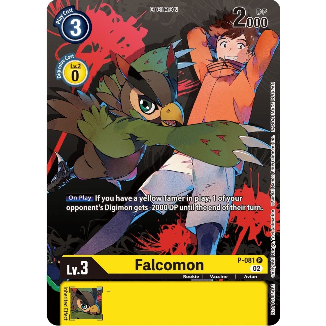 Image for Falcomon - P-081 (Tamer Party Vol.7) (P-081 P) (D-PR) - Digimon Card Game