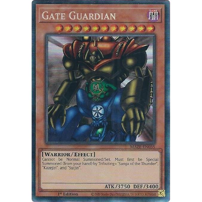 Image for Gate Guardian (CR) (MAZE-EN035) (MAZE) - YuGiOh