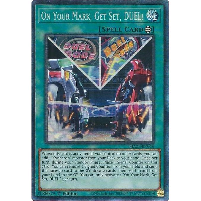 Image for On Your Mark, Get Set, DUEL! (CR) (MAZE-EN016) (MAZE) - YuGiOh