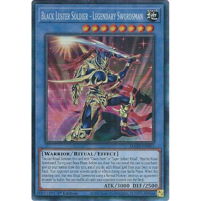 Image for Black Luster Soldier - Legendary Swordsman (CR) (MAZE-EN011) (MAZE) - YuGiOh