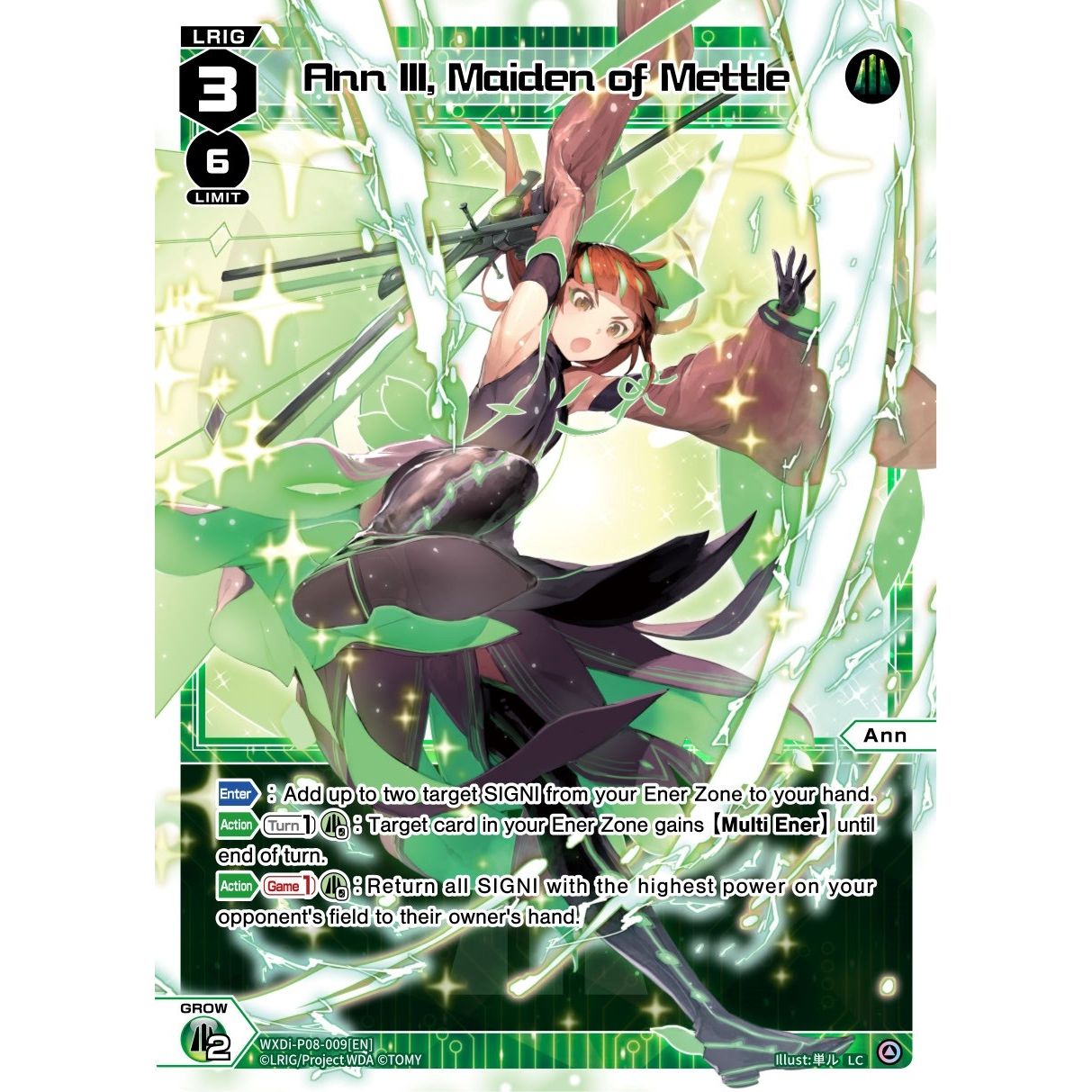 Image for Ann III, Maiden of Mettle (WXDi-P08-009[EN]) (WXDi-P08) - WIXOSS