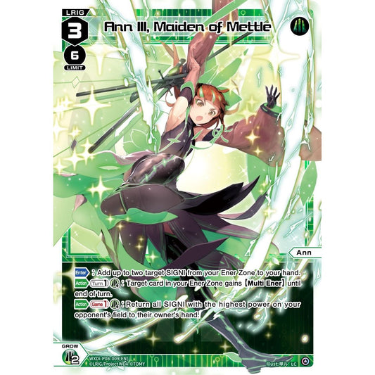 Image for Ann III, Maiden of Mettle (WXDi-P08-009[EN]) (WXDi-P08) - WIXOSS