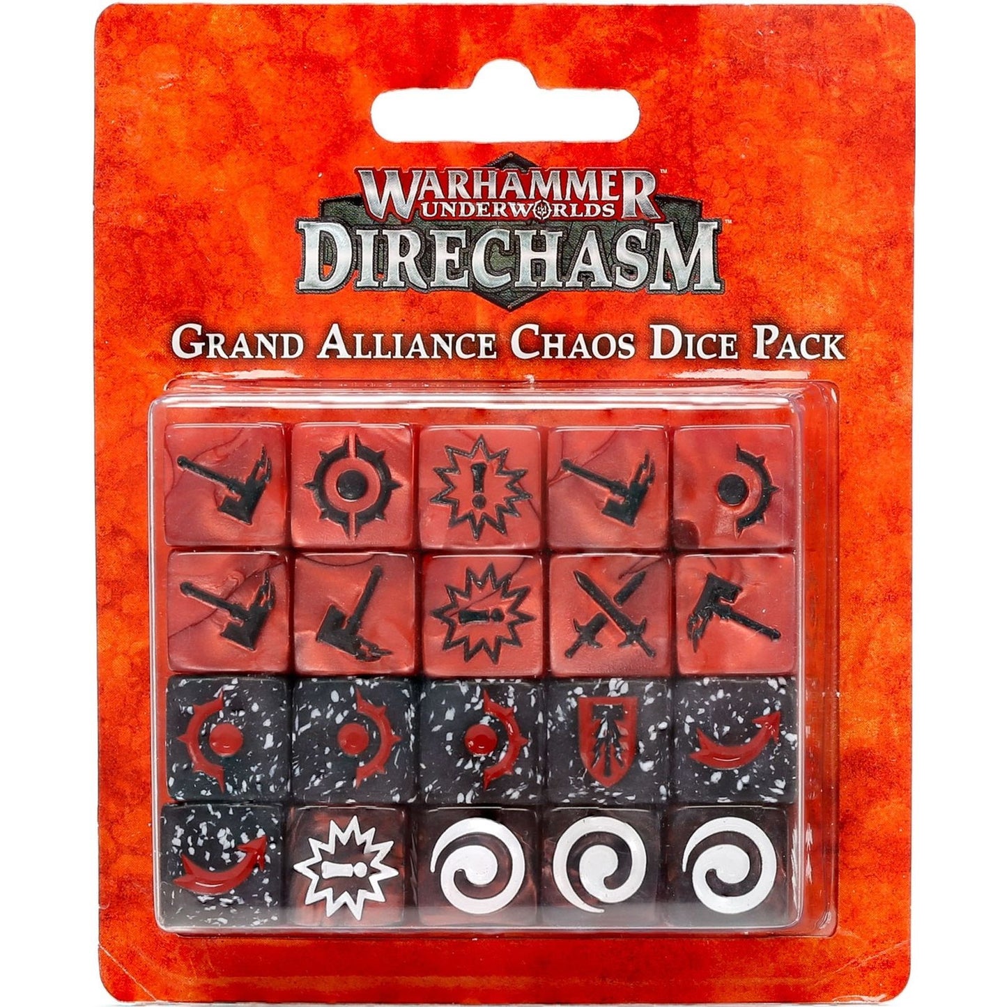 Image for Warhammer: Underworlds - Grand Alliance Chaos Dice Pack (20-Pack) - Warhammer Game Accessories