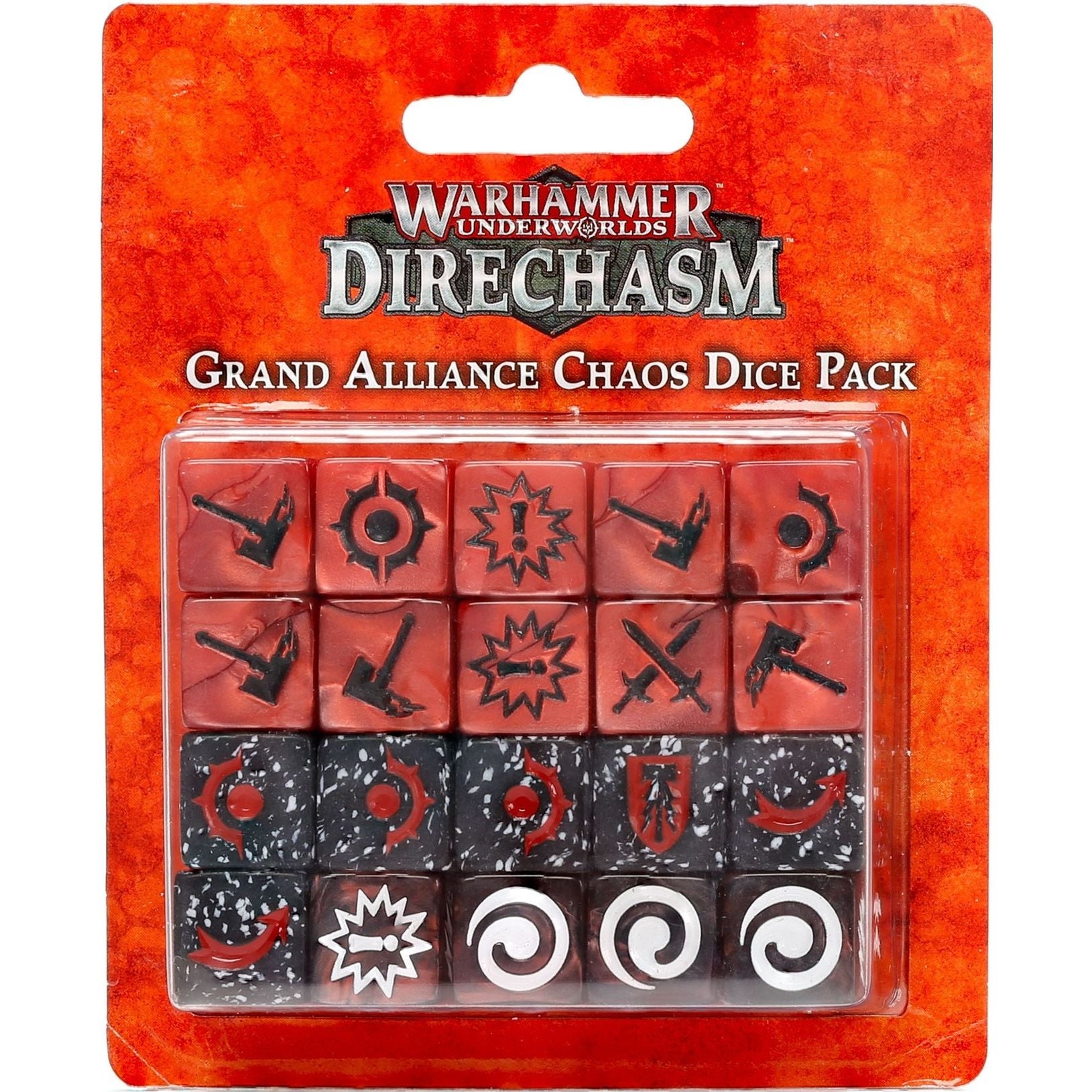 Image for Warhammer: Underworlds - Grand Alliance Chaos Dice Pack (20-Pack) - Warhammer Game Accessories