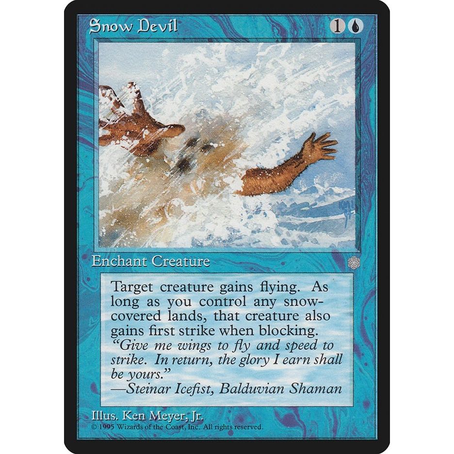 Image for Snow Devil (ICE) - Magic: The Gathering
