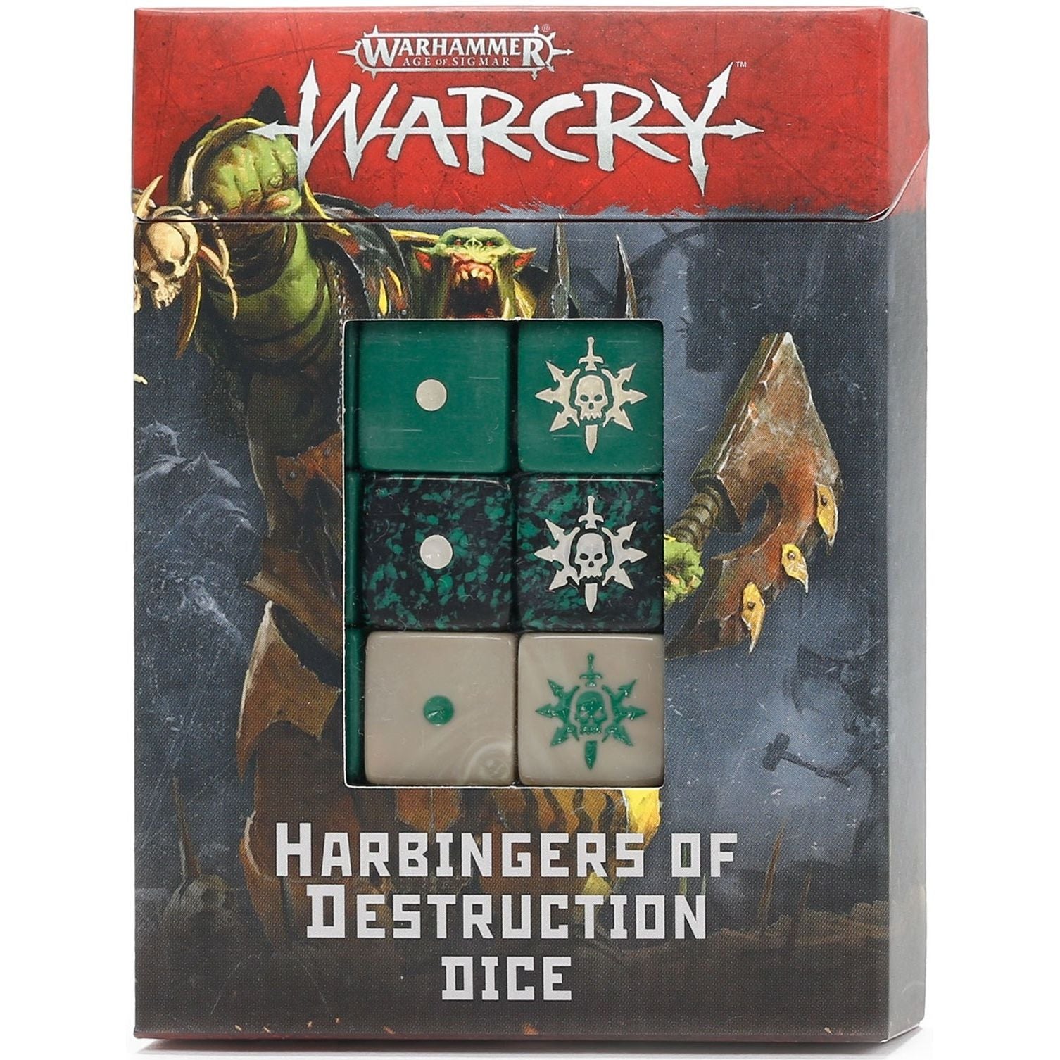 Image for Warhammer: Age of Sigmar - Warcry: Harbingers of Destruction Dice (16-Pack) - Warhammer Game Accessories