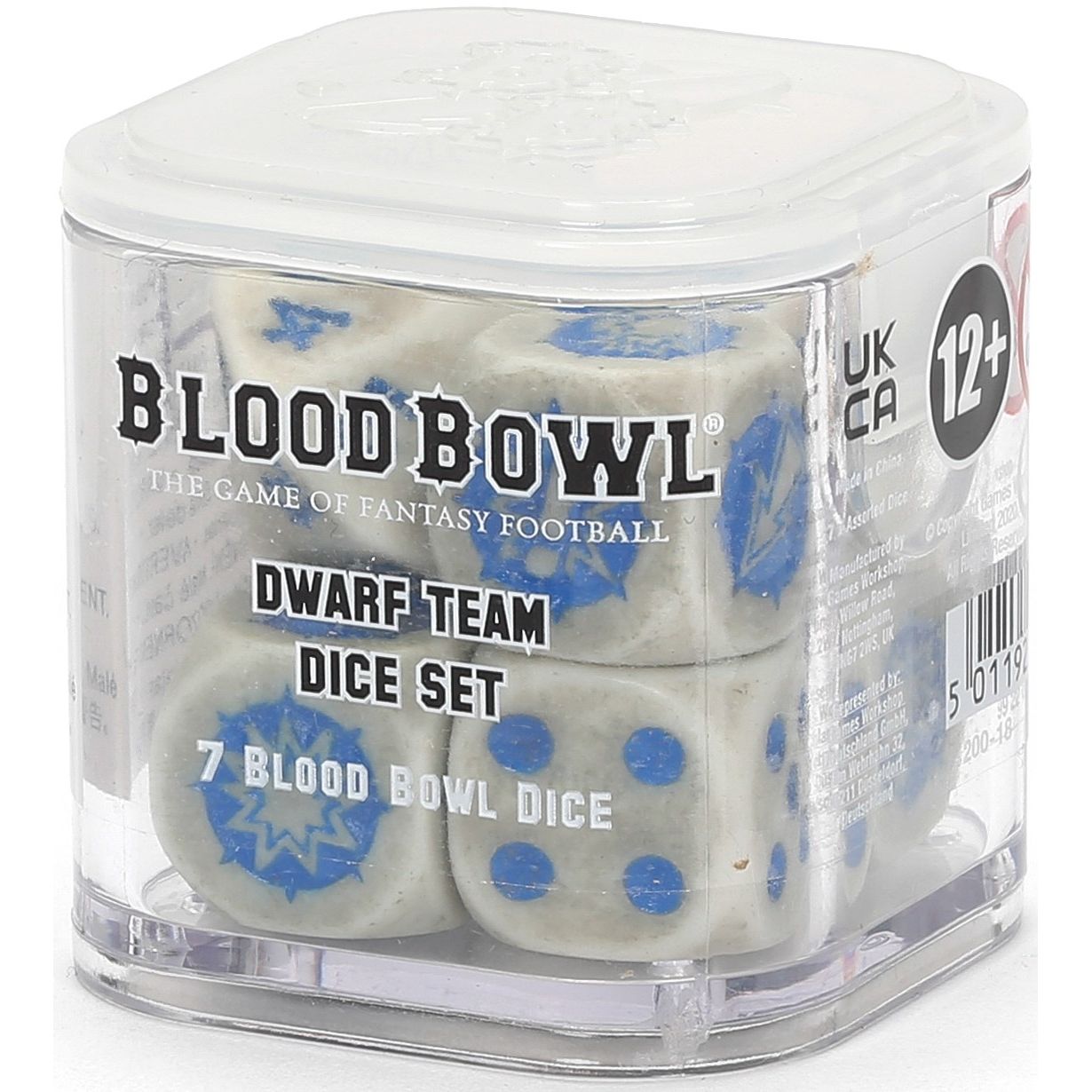Image for Blood Bowl: Dwarf Team Dice Set (7-Pack) - Warhammer Game Accessories