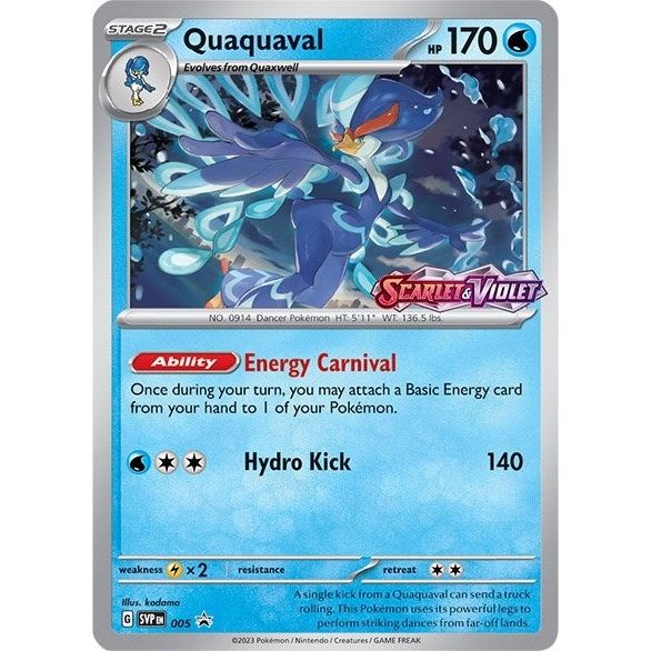 Image for Quaquaval - 005 (Prerelease) (005) (SVP) - Pokemon